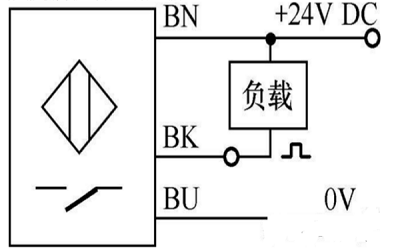 三線接近開關(guān)的兩種不同接線圖方法